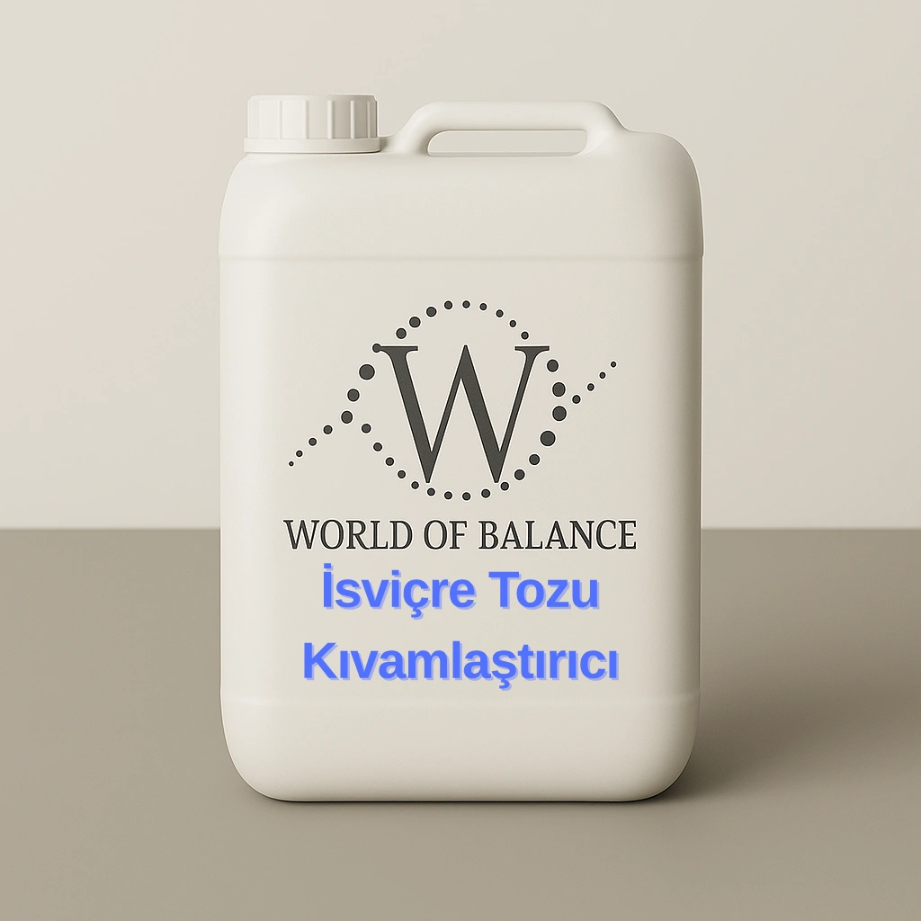 İsviçre tozu Kıvamlaştırıcı - World of Balance A.Ş. kimyasal ürün